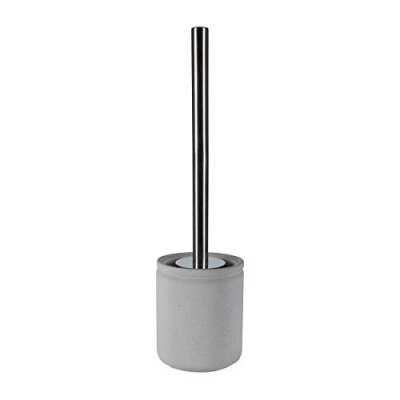 SPIRELLA  brosse wc avec support c&eacute;ramique cement gris