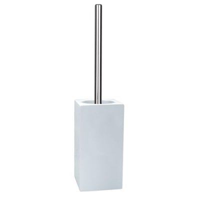 GENERIQUE Spirella Brosse Wc avec support Porcelaine QUADRO Blanc