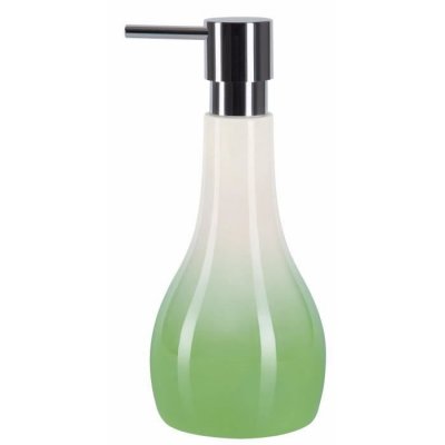 SPIRELLA  Distributeur de Savon Bali Gradient, Vert/Blanc