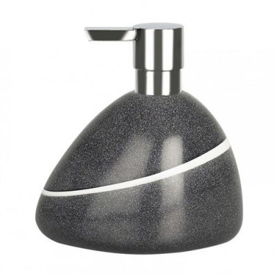 SPIRELLA  distributeur de savon etna - 14,5x13,5x8,5cm - gris
