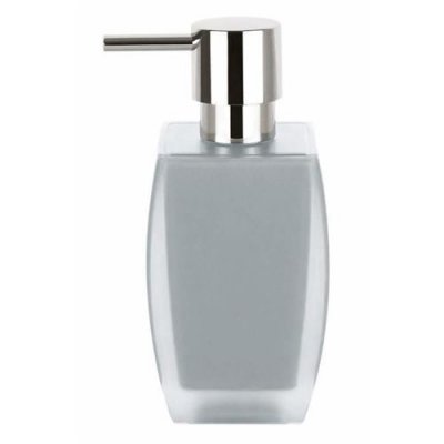 SPIRELLA  distributeur de savon freddo - 15x7x7cm - gris