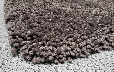 Spirella Highland Granit Tapis de bain gris / tapis de bain 55x65cm.