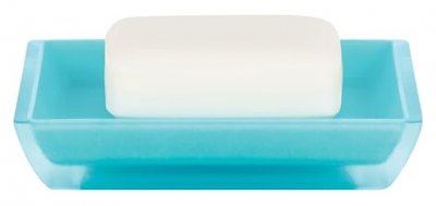 SPIRELLA  porte savon freddo - 2,3x12,5x8,6cm - bleu clair