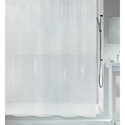 GENERIQUE Spirella rideau de douche peva galet 180x200cm blanc