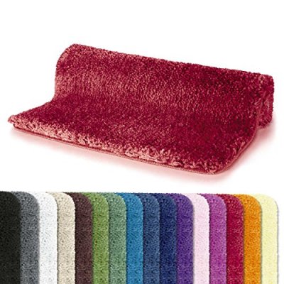 SPIRELLA  Tapis de bain Microfibre HIGHLAND 55x65cm Rouge - Rouge