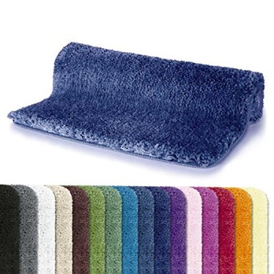 SPIRELLA  Tapis de bain Microfibre HIGHLAND 70x120cm Marine - Bleu