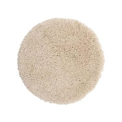 SPIRELLA  Tapis de bainr Rond Microfibre HIGHLAND &oslash;60cm Beige Ecru