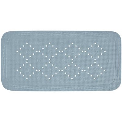 SPIRELLA  Tapis Fond de baignoire PVC ALASKA 71x36cm Gris Clair