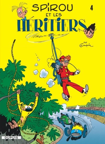 Spirou et Fantasio - Tome 4 - Spirou et les h&eacute;ritiers (BD)