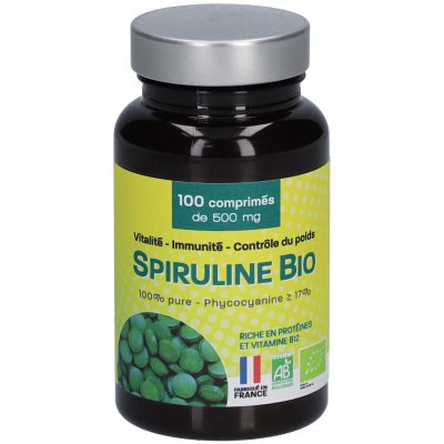 PHARMUP Spiruline Tonus Et Vitalite Bio 100 Comprimes 500mg Pharm'Up