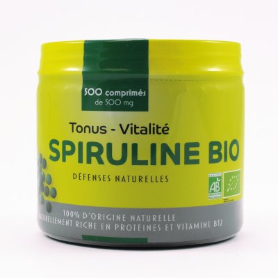 PHARMUP Spiruline Tonus Et Vitalite Bio 300 Comprimes 500mg Pharm'Up