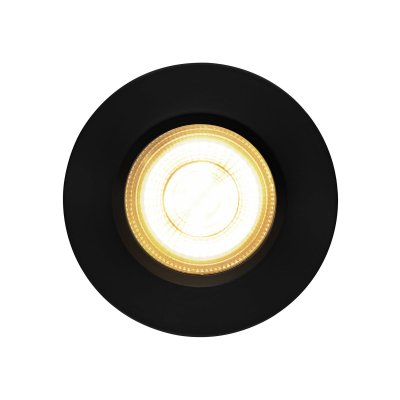 NORDLUX Spot a encastrer connect&eacute; dorado IP65 LED noir 4.7w 2200-6500k 380lm