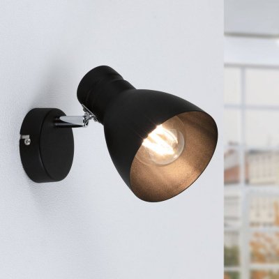 PAULMANN Spot Davy max 1x20W E27 Noir 230V M&eacute;tal