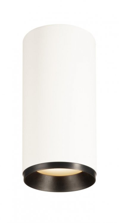 SLV Spot en saillie Numinos L Dali cylindre blanc/noir 3000K - 24 deg - 1004614