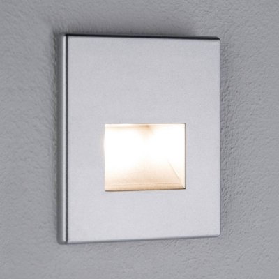 PAULMANN Spot individuel &agrave; encastrer fixe led  LED int&eacute;gr&eacute;e chrome