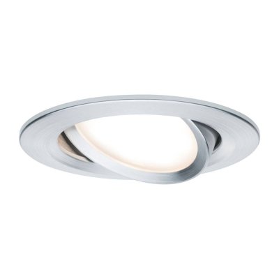 PAULMANN Spot LED Coin Nova orientable &agrave; encastrer alu dimmable 6,5W