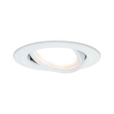 PAULMANN Spot LED Coin Nova orientable &agrave; encastrer blanc 6,5W Blanc 