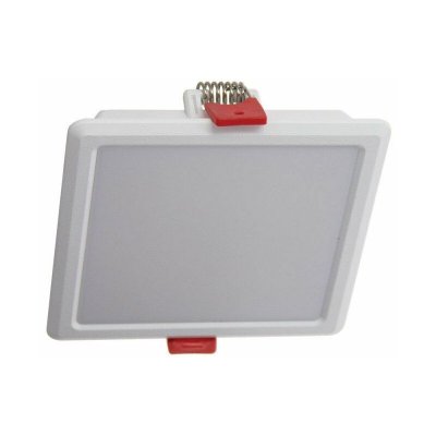 XANLITE Spot LED Downlight encastr&eacute; carr&eacute; extra plat 6W