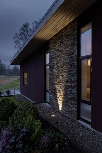 KONSTSMIDE Spot LED ext&eacute;rieur encastrable LED int&eacute;gr&eacute;e 7960-310 blanc chaud 6 W