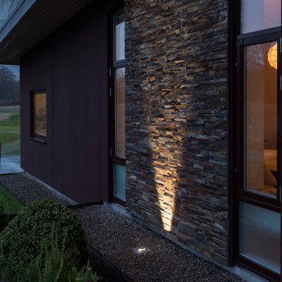 KONSTSMIDE Spot LED ext&eacute;rieur encastrable LED int&eacute;gr&eacute;e 7962-310 blanc chaud 9 W