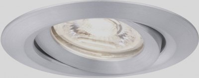 PAULMANN Spot LED Nova mini orientable rond &agrave; encastrer aluminium