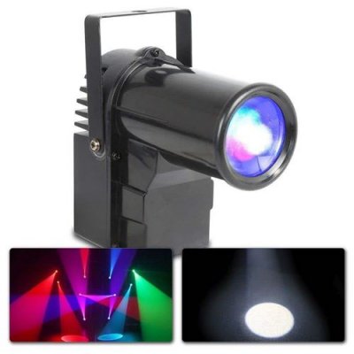 BEAMZ Spot Pin Led 10 W 4-en-1 Dmx - Ps10w