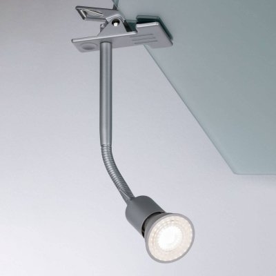 PAULMANN Spot pince Finja orientable - GU10 - 6.5W - Chrome