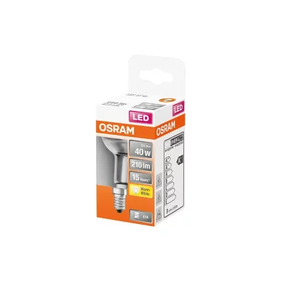 OSRAM Spot r50 led verre clair 2.6w e14 210lm 2700K chaud bte 1