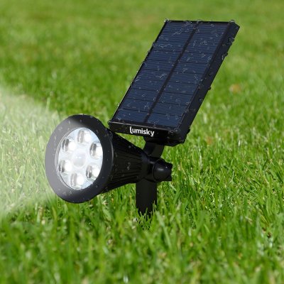 LUMISKY Spot solaire projecteur 2 en 1 spiky W34 Noir Plastique 100LM - Noir