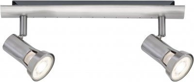 PAULMANN Spot Teja 2 flamme nickel satin&eacute; sans lampe, max. 10W GU10 666,99