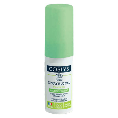 COSLYS Spray buccal purifiant haleine fraiche bio 15ml Menthe 