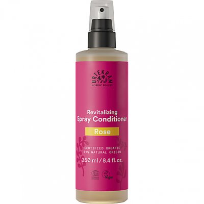 URTEKRAM Spray cheveux revitalisant sans rin&ccedil;age &agrave; la Rose 