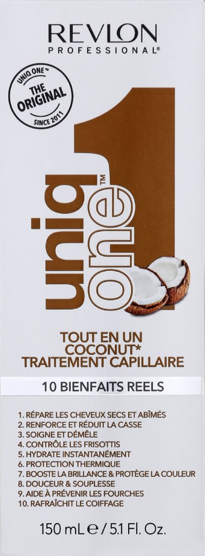 REVLON PROFESSIONAL Spray d&eacute;m&ecirc;lant Unique 1 Traitement capillaire sans rin&ccedil;age au Coco