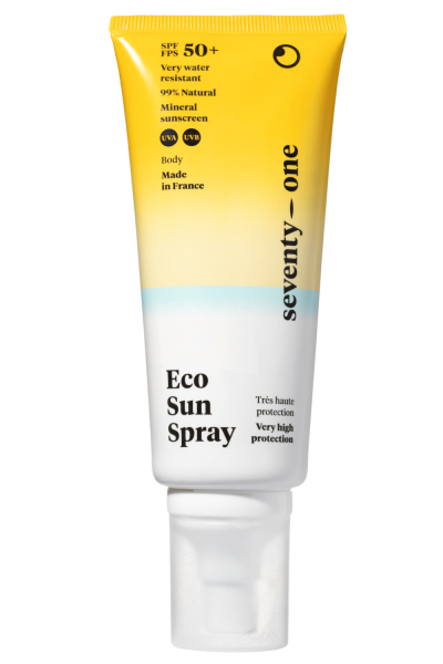 SEVENTY ONE PERCENT Spray Invisible SPF50+ 100ml Eco Sun Spray Corps et Visage SeventyOne