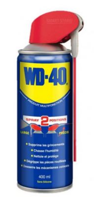 WD 40 Spray multi fonction WD-40 avec nez inclinable &agrave; 90 &deg; - 400 ml