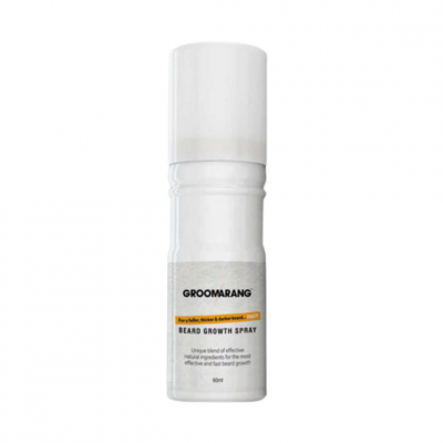 GROOMARANG Spray naturel acc&eacute;l&eacute;rateur de pousse pour la barbe
