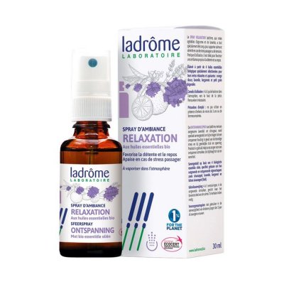 LADROME Spray relaxation aux huiles essentielles Bio - 30 ml