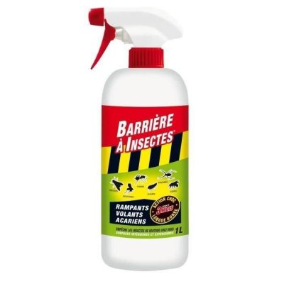 BARRIERE A INSECTES Spray r&eacute;pulsif anti-insecte  longue dur&eacute;e 1 L