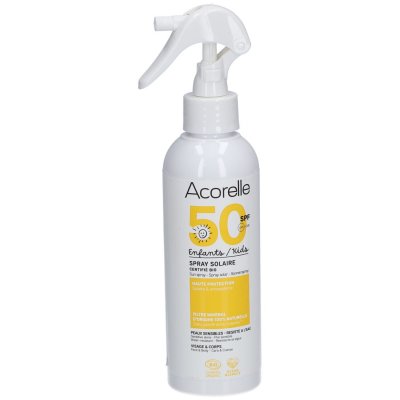 ACORELLE Spray Solaire Enfant Bio SPF 50 -  Produit classique