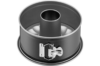 KAISER Springform Inspiration mit Rohrboden 8cm &Oslash;26cm schwarz 2teilig