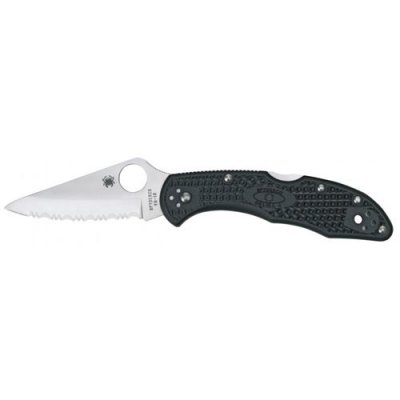 SPYDERCO  - c11sbk - couteau  delica 4 noir a dents