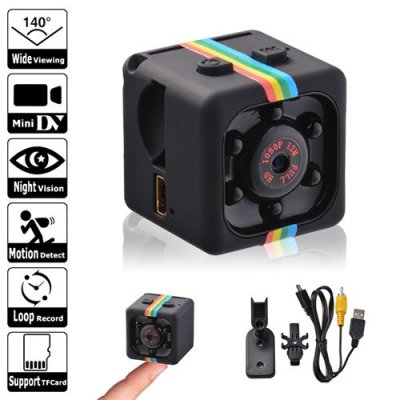 XCSOURCE SQ11 Sports Cam&eacute;ra 1080P Cam&eacute;scope Voiture DVR Enregistreur Nuit Vision Motion