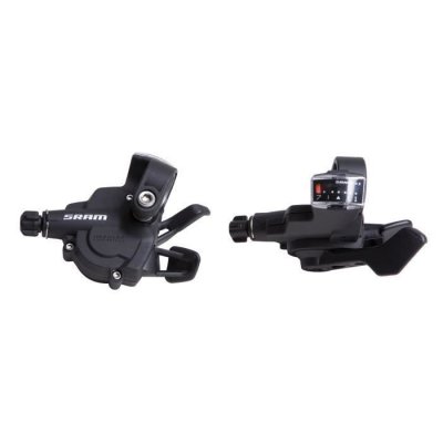 SRAM  10a Sl X.3 Trigger 7sp R Index F Shifter Set Noir 175 mm 32t