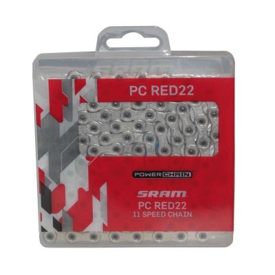 SRAM  Pcred 22 Hollowpin Powerlock Road/mtb Chain Argent&eacute; 114 Links