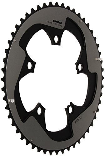 SRAM  Road Red 22 110 Bcd 5 Mm Offset Chainring Noir,Argent&eacute; 50t