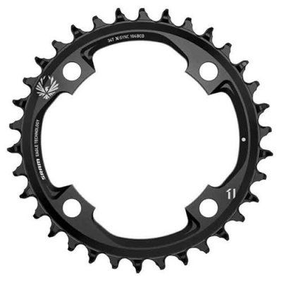 SRAM  X-Sync Eagle Plateaux Unisexe, Noir, Taille Unique
