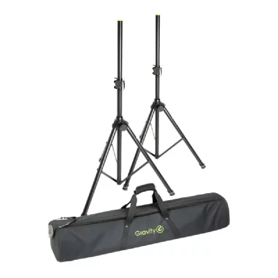 GRAVITY SS 5211 B SET 1 set de pieds d'enceinte avec sac de transport