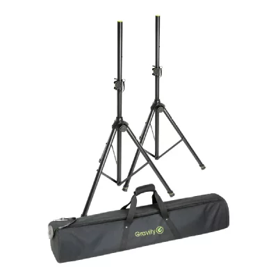 GRAVITY SS 5212 B SET 1 paire de pieds d'enceinte avec sac de transport