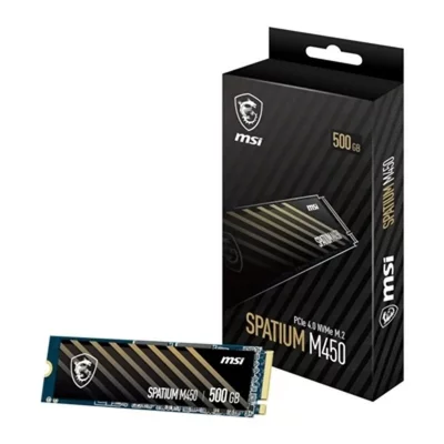 MSI SSD  Spatium M450 500GB PCIe 4.0 NVMe 3000 MB/s