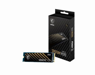 MSI Ssd spatium m390 nvme m.2 gen3 1tb SPATIUM M390 NVMe M.2 1TB